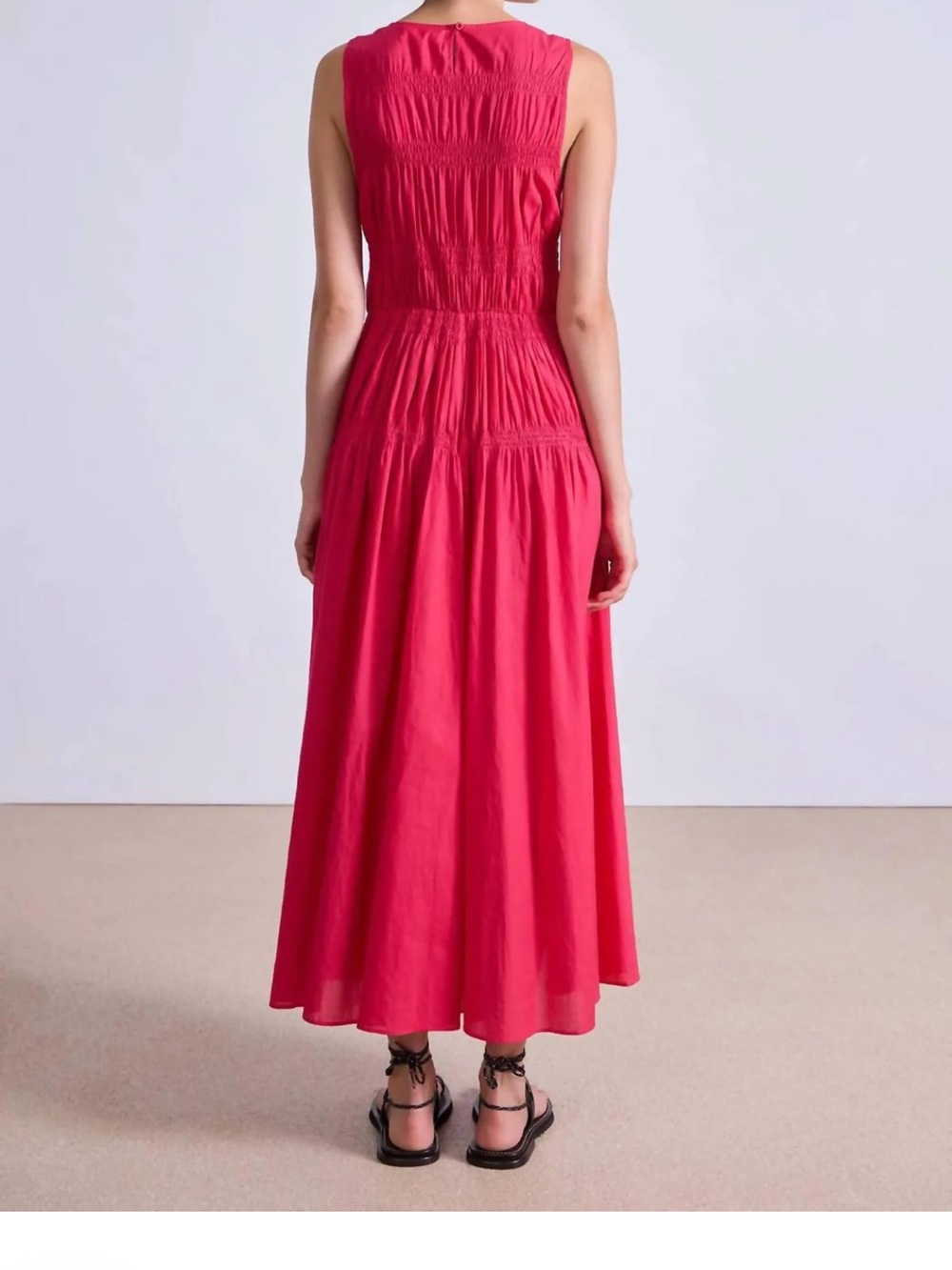 Apiece Apart Sleeveless Maxi Dress in Berry, NWT - Picture 4 of 7